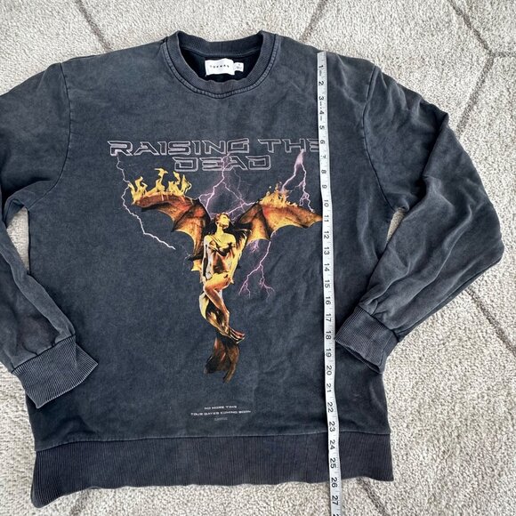Topman “Raising the Dead” Vintage Gothic Rock Band Style Graphic Sweatshirt - Picture 5 of 7
